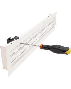 Diffuseur linéaire à fente blanc pur