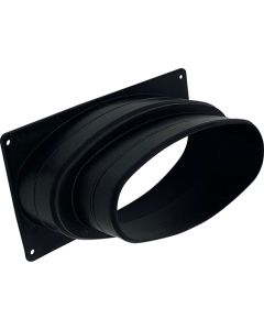 Piquage oblong plastique à double diamètre