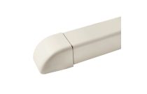 Bouchon courbe PVC pour goulottes
