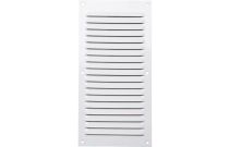 Grille aluminium blanche brochable rectangulaire