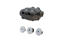 HYGROSENSE - Kit VMC simple flux hygroréglable plate + bouches