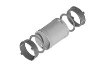 Manchon droit PEHD avec joints