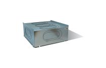 Plénum prédécoupé isolé 5 faces pour grille GRABLPP