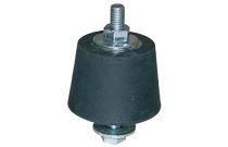 Plot antivibratile diamètre 40 mm hauteur 26 mm M8 x 4 pièces