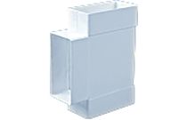 Té horizontal rectangulaire PVC