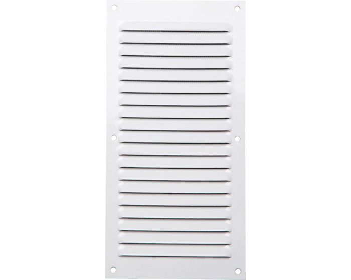 Grille d'aération aluminium chromé Diam.14 cm