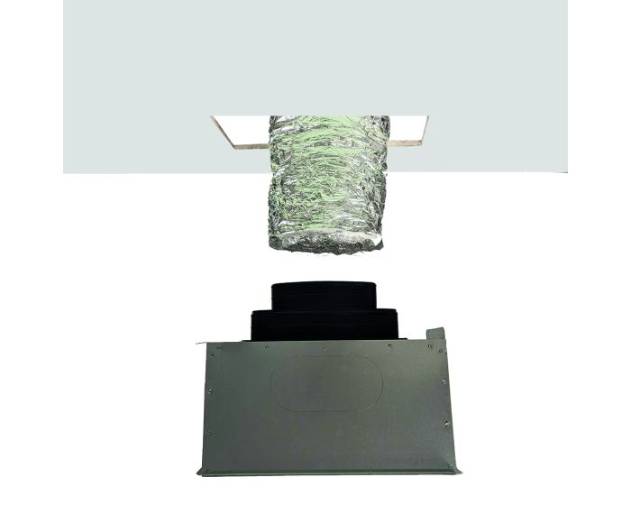 Plénum prédécoupé isolé 5 faces métallique