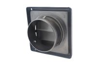 Grille inox volets gravitaires